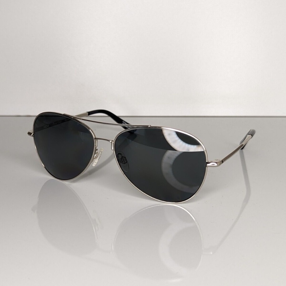 SPY Optic Whistler Aviator Unisex Polarized Sunglasses Silver/Grey 58[]14 140